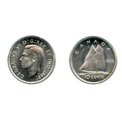 1940.  1946.  Both CCCS graded Mint State-64 in hard holders.  