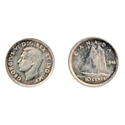 1946.  ICCS Mint State-65.  A Gem with light golden toning.