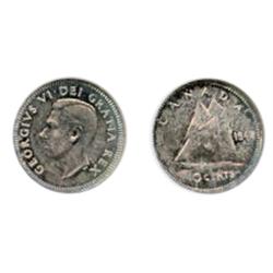 1949.  NGC graded SPECIMEN-65.  Light purple toning.