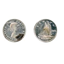 1956.  ICCS Proof-Like-66.  Designated as a ‘Heavy Cameo’  Brilliant.