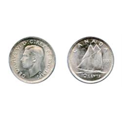 1939.  ICCS Mint State-65.  Brilliant and lustrous with just a touch of light toning.