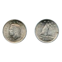 1942.  ICCS Mint State-65.  Lustrous, with hints of light golden toning.  A Gem.