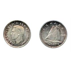 1945.  ICCS Mint State-64.  Brilliant with light peripheral toning.  Excellent ‘eye appeal’.