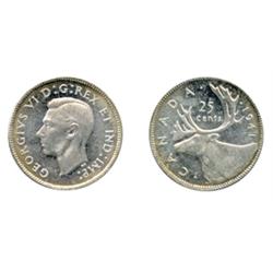 1941.  ICCS Mint State-64.  ‘Cameo’ contrast.  Brilliant, with a wisp of toning at the edges.