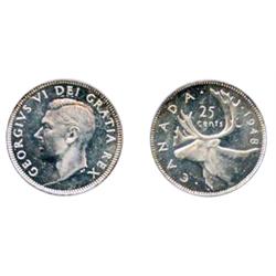 1948.  ICCS Mint State-64.  Brilliant and lustrous with a ‘Cameo’ contrast, although not mentioned o