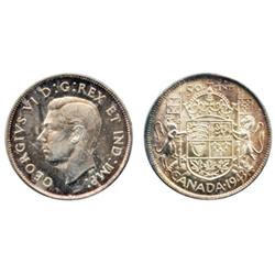 1943. The near ‘3’ variety, although not noted on ICCS certificate.  ICCS Mint State-65.  Strong str