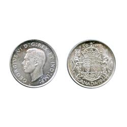 1944. Near ‘4’.  ICCS Mint State-63.  Fully brilliant and lustrous.