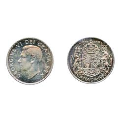 1950. Design.  ICCS Mint State-65.  A rare gem.  Brilliant, with hints of golden toning.