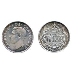 1952.  ICCS Mint State-65.  Brilliant, with faint touches of pale purple toning.  A gem.