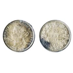 1874-H.  ICCS Mint State-64.  A beautiful coin with light to medium toning.