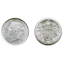 1874-H.  ICCS Mint State-60.  Brilliant and lustrous.