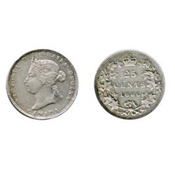 1886. Obverse port. #4.  Short Bough Ends.  ICCS Very Fine-20.  Lightly toned.