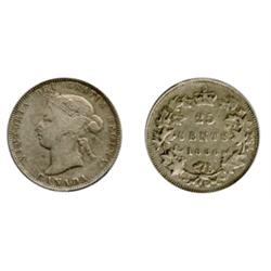 1886. Obverse port. #4.  6 over 6.  Short Bough Ends.  ICCS Fine-12.  Lightly toned;  1886. Obverse 