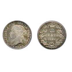 1890-H.  ICCS AU-50.  Attractive medium heavy toning.