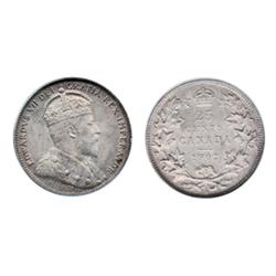 1902-H.  PCGS graded Mint State-64.  Even medium heavy toning in shades of light blue, sea-green and