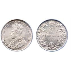 1915.  PCGS graded Mint State-65.  A brilliant Gem, with just a touch of light gold and blue toning.