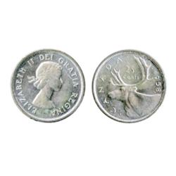 1958. Cameo.  ICCS Mint State-65;  1965. Heavy Cameo.  ICCS Mint State-65.  Lot of two (2) brilliant