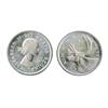 Image 1 : 1958. Cameo.  ICCS Mint State-65;  1965. Heavy Cameo.  ICCS Mint State-65.  Lot of two (2) brilliant
