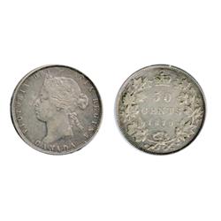 1870, L.C.W.  ICCS Very Fine-20.  Light to medium toning.