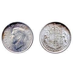 1943.  ‘Double Die 3’ variety.  ICCS Mint State-62.  Lustrous, with a touch of toning.