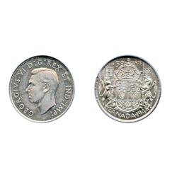 1946. Design in ‘6’ variety.  PCGS graded AU-58.  A brilliant, near mint state example.