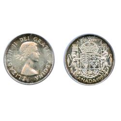 1949.  PCGS graded Mint State-62.  Lustrous, with a trace of light toning; 1953, L.D., NSF.  PCGS gr