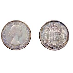 1958 DOT.  ICCS Mint State-65.  Light bluish toning.  Tied with three other examples for the ‘Finest