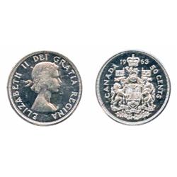 1963.  ICCS PL-66;  ALSO. $1.00.  1966. Lg. Bds.  ICCS PL-65.  Lot of two (2) brilliant coins.