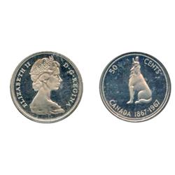 1965.  ICCS Mint State-65.  Lightly toned;  1967.  ICCS SPEC-66.  Heavy Cameo.  Lot of two (2) coins