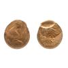 Image 1 : ONE CENT.  1979. A double-struck error, with the second strike at 6:00 o’clock.  Also, a part brocka