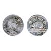 Image 1 : FIVE CENTS.  1979. Struck on an Aluminum foreign planchet, most likely an Israel Five Agorat. (Canad