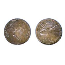 TWENTY-FIVE CENTS.  1994. Struck on a smaller non-magnetic bronze coloured planchet. 2.48 grams. 20m