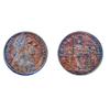Image 1 : Breton-510. Jeton. 1751. Indian in lilies.  ICCS Very Fine-30.  An original copper token.