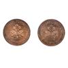 TEST TOKEN.  One Cent. No Date. CH-TT-1.3C. Round, with Beads. French/English legends.  CCC graded M