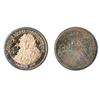 Uniface Bronze medals of the second issue ‘Canadian Beaver’. 1978.  The obverse medal with Louis XIV
