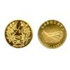 Lasqueti Mint.  1997-2007. Obv: LASQUETI. Dory. Rev. 1/10 oz. .9999 Fine. ‘Herbs’. Gold. 16mm. CCCS 