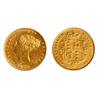 ENGLAND. ½ Sovereign. 1853. (The date appears to be a larger date, similar to the Proof issue). Spin