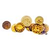 Image 1 : California Gold tokens and charms. Round. Lot of twelve (12) assorted types, dates pr undated. Mostl
