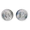 Image 1 : 1935.  ICCS Mint State-64.  Lot of two (2) dollars.