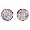Image 2 : 1935.  ICCS Mint State-64.  Lot of two (2) dollars.