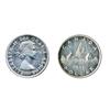 Image 2 : 1954.  ICCS Proof-Like-64;  1955.  ICCS Proof-Like-65.  Lot of two (2) brilliant dollars.