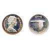 Image 2 : 1959.  ICCS Proof-Like-65. Cameo.  1967.  ICG graded Proof-Like-67. Cameo.  Lot of two (2) brilliant
