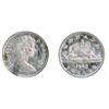 Image 1 : 1965. Type 3.  Proof-Like-64 or better. Lot of two (2) coins.  Both are brilliant, with Heavy Cameo 