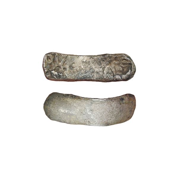Gandhara Janapada (600–300 BC), Silver Shatamana, Bent Bar Type