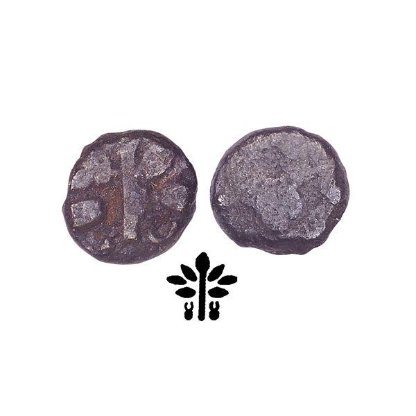 Magadha Janapada, Nanda Dynasty (c. 345–321 BC), Silver Ardha Masaka, Plant Symbol Type