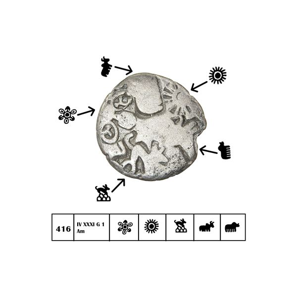 Magadha Janapada, Nanda Dynasty (c. 354–322 BC), Silver Karshapana