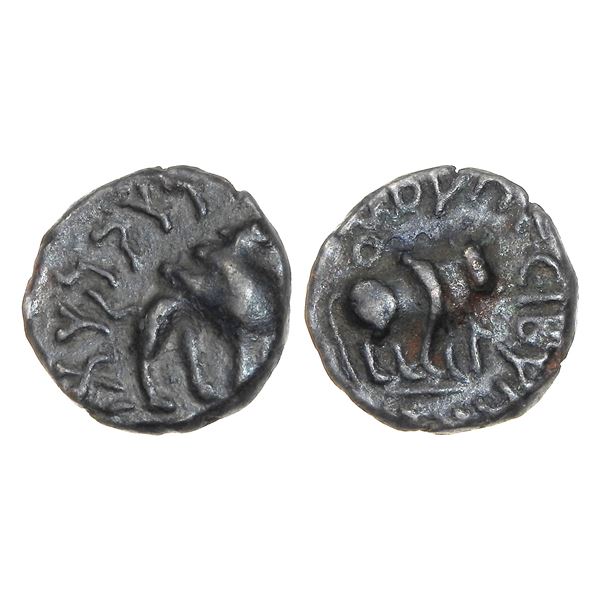 Kushan Empire, Vima Takha "Soter Megas" (80–90 CE), Copper Dichalkon