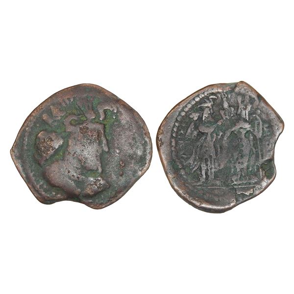 Kushano-Sasanian, Ardashir I (c. 224–241 CE), Copper Unit, Investiture Type