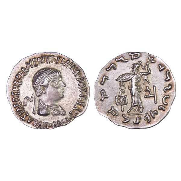 Indo-Greek, Apollodotos II (c. 85–65 BC), Silver Tetradrachm