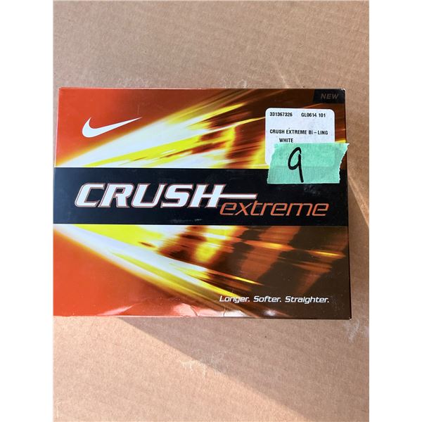 NIKE CRUSH EXTREME BI-LING WHITE GOLF BALLS BRAND NEW